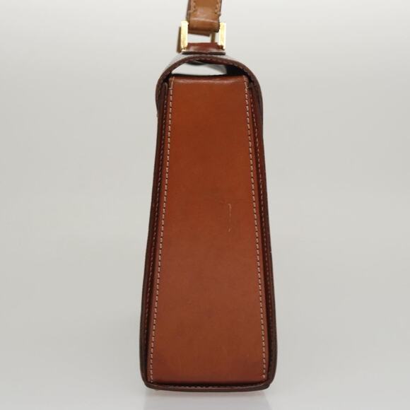 CELINE Macadam Canvas Hand Bag Pvc Leather Brown - Picture 6 of 13